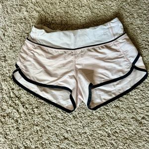 pearl pink lululemon shorts